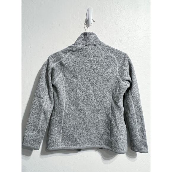Patagonia Better Sweater Knit Fleece Full Zip Womens Small Gray Outdoors Read - Picture 2 of 6